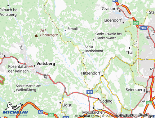 MICHELIN Kalchberg map - ViaMichelin