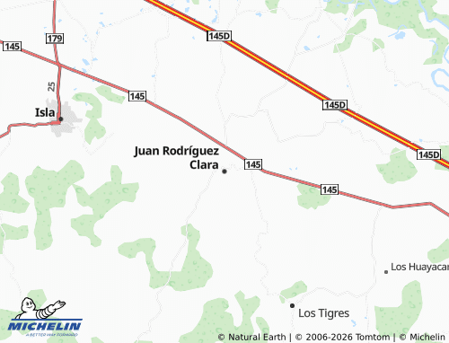 Mapa MICHELIN Juan Rodríguez Clara - ViaMichelin