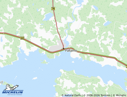 MICHELIN Paltamo map - ViaMichelin