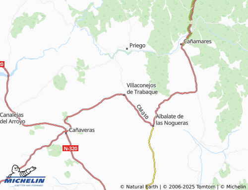 MICHELIN Villaconejos de Trabaque map - ViaMichelin