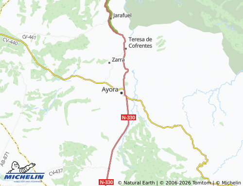 Mappa MICHELIN Ayora - ViaMichelin