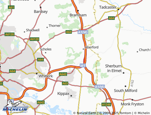 MICHELIN Parlington map - ViaMichelin