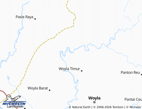 Mapa MICHELIN Paya Baro - ViaMichelin