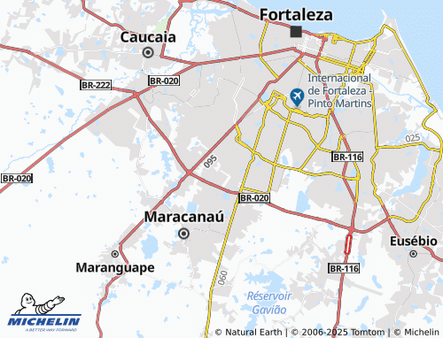 MICHELIN Presidente Vargas map - ViaMichelin