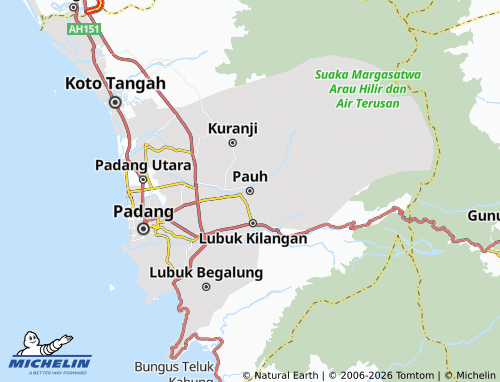 MICHELIN-Landkarte Pauh - ViaMichelin