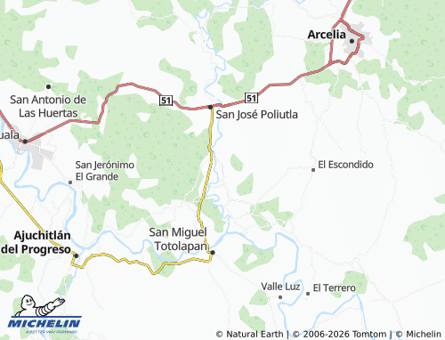 Mapa MICHELIN San Bartolo - ViaMichelin