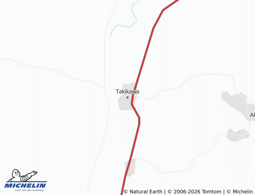 Mappa MICHELIN Takikawa - ViaMichelin