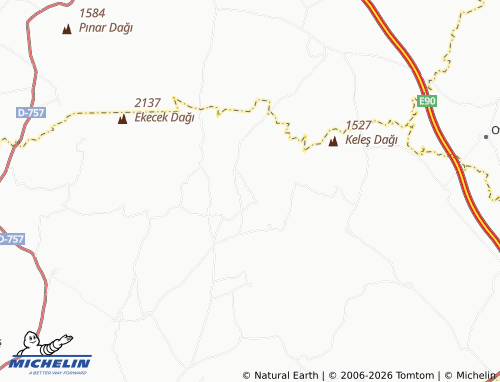 MICHELIN-Landkarte Yanyurt - ViaMichelin
