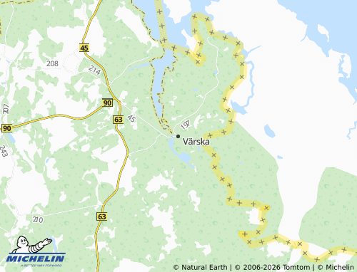 Mapa MICHELIN Värska - ViaMichelin