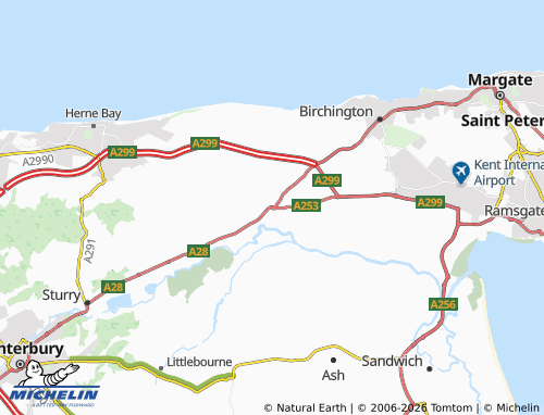 Carte MICHELIN Sarre - ViaMichelin