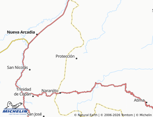 Kaart MICHELIN Protección - ViaMichelin