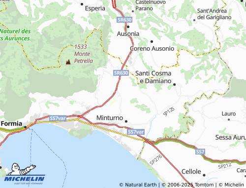 MICHELIN Santa Maria Infante map - ViaMichelin