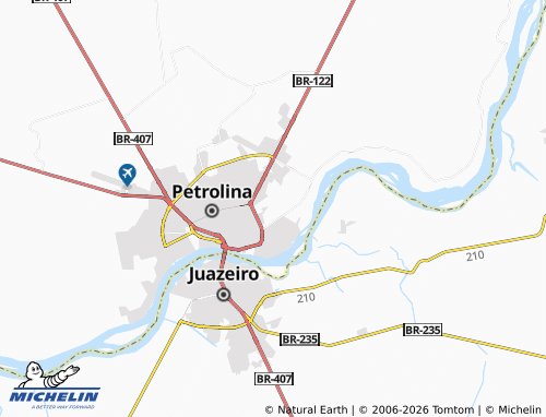 Mapa MICHELIN Zona Militar - ViaMichelin
