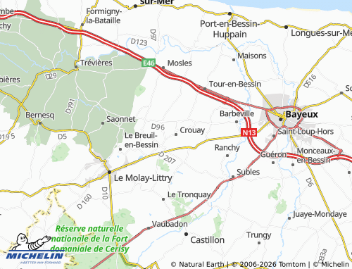 MICHELIN Crouay map - ViaMichelin