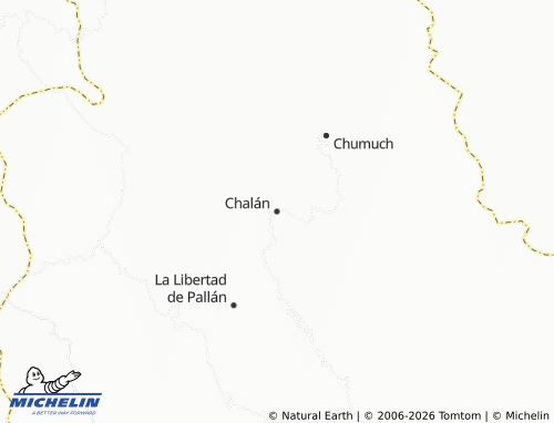 MICHELIN Chalán map - ViaMichelin