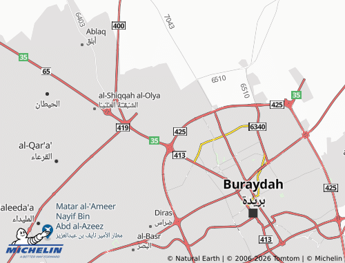 MICHELIN-Landkarte al-Jazeerah - ViaMichelin