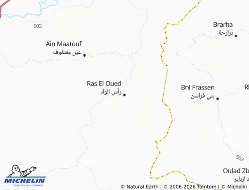 MICHELIN Ra's al-Wad map - ViaMichelin