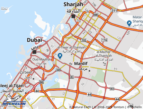 MICHELIN Al Twar Second map - ViaMichelin