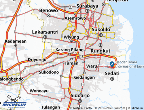 MICHELIN Bebekan map - ViaMichelin