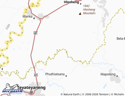 Mapa MICHELIN Ha Ntsekele - ViaMichelin