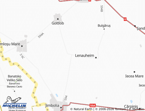 MICHELIN Grabăț map - ViaMichelin