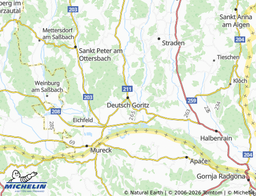 Carte MICHELIN Deutsch Goritz - ViaMichelin