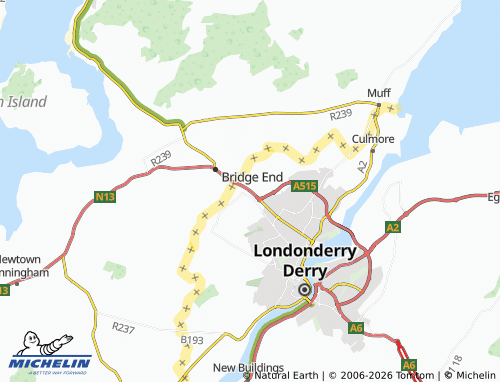 MICHELIN Benview Estate map - ViaMichelin