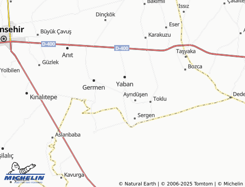 MICHELIN Tekneli map - ViaMichelin