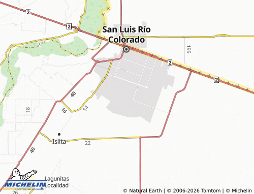 MICHELIN Mezquite map - ViaMichelin