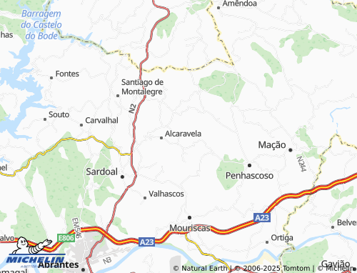 MICHELIN Casal Pedro da Maia map - ViaMichelin