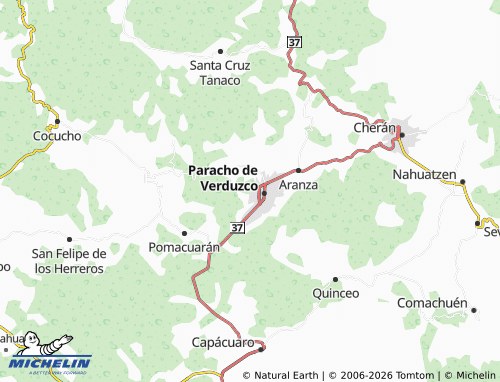 Mapa MICHELIN Lomas del Valle - ViaMichelin