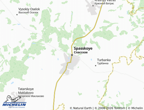 MICHELIN-Landkarte Spasskoye - ViaMichelin