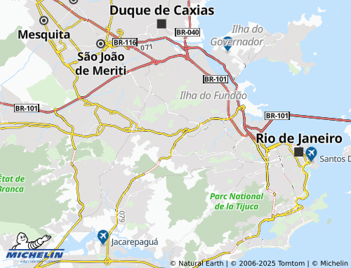MICHELIN Abolição map - ViaMichelin