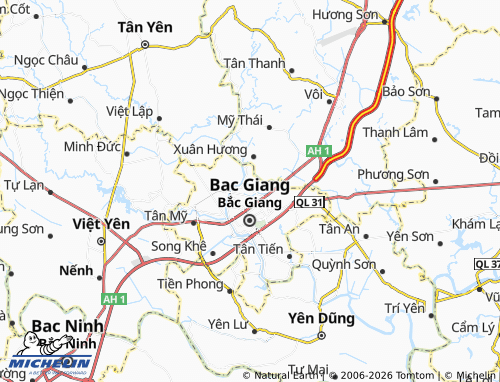 Mapa MICHELIN Thọ Xương - ViaMichelin