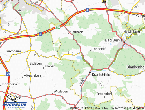Mappa MICHELIN Hohenfelden - ViaMichelin