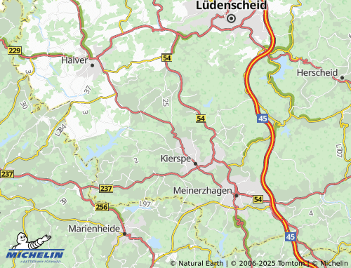 MICHELIN-Landkarte Vor der Brücke - ViaMichelin