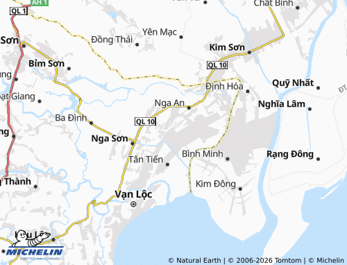 Mapa MICHELIN Nga Liên - ViaMichelin