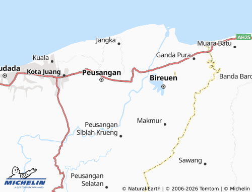 MICHELIN Lueng Kuli map - ViaMichelin