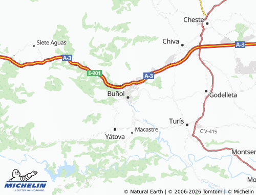 Mappa MICHELIN Buñol - ViaMichelin