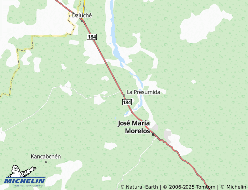 MICHELIN La Presumida map - ViaMichelin