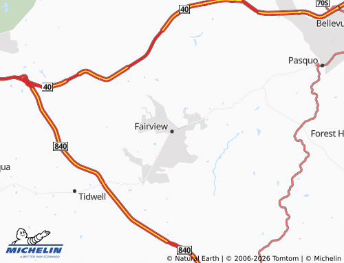 Mapa MICHELIN Fairview - ViaMichelin