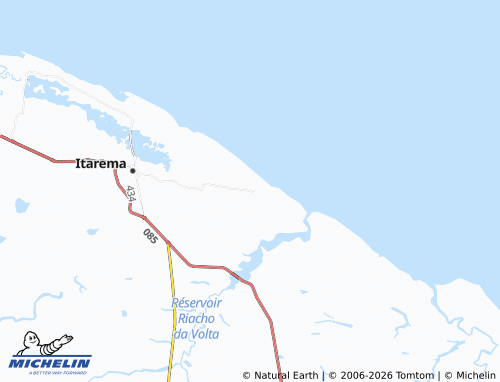 Mapa MICHELIN Almofala - ViaMichelin