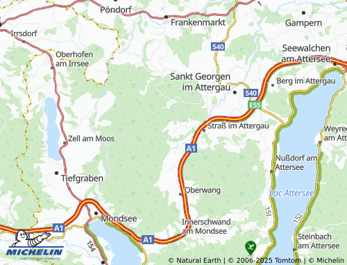 MICHELIN-Landkarte Oberleiten - ViaMichelin
