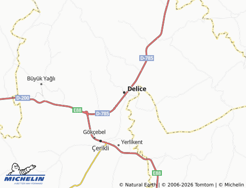 MICHELIN Mimarsinan map - ViaMichelin