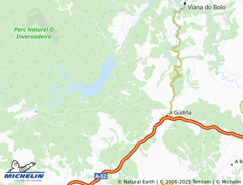 MICHELIN Carracedo da Serra (Santiago) map - ViaMichelin