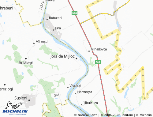 Mapa MICHELIN Jora de Mijloc - ViaMichelin