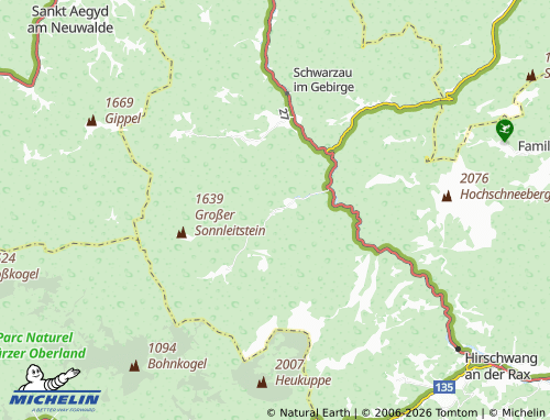 MICHELIN Naßwald map - ViaMichelin