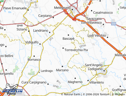 Mappa MICHELIN Torrevecchia Pia - ViaMichelin