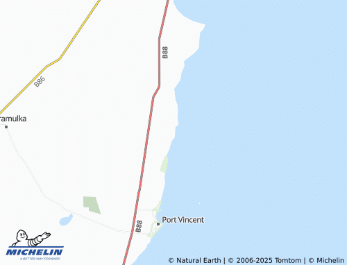 MICHELIN Sheaoak Flat map - ViaMichelin