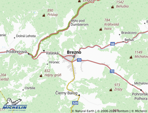 MICHELIN-Landkarte Bries - ViaMichelin